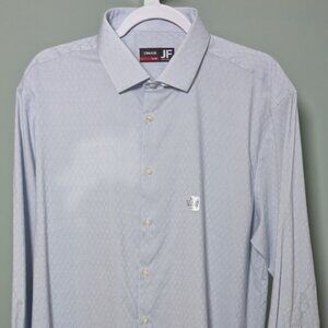 J. Ferrar Ultra Comfort Men's Slim Fit Long Sleeve Dress Shirt 17-17.5 32-33